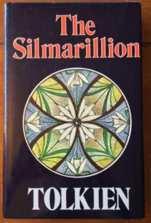 The Silmarillion, J.R.R. Tolkien (1977, Hardcover) with map
