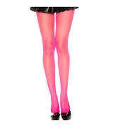 Candyfloss Neon Pink Small Net design Panty-Hose