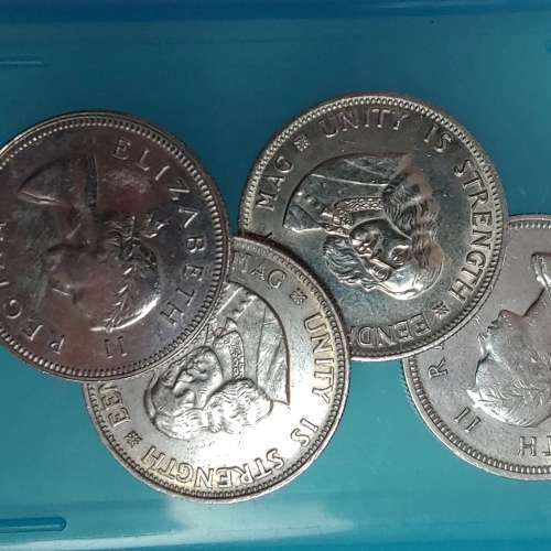 SAUnion 2 Shilling1954 1955 1963 1964