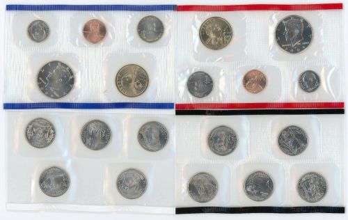 2006 Philadelphia and Denver US Mint Uncirculated 20 Coin BU Set