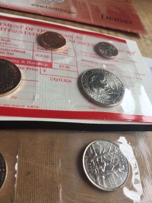 2001 Denver US Mint Uncirculated 10 Coin BU Set