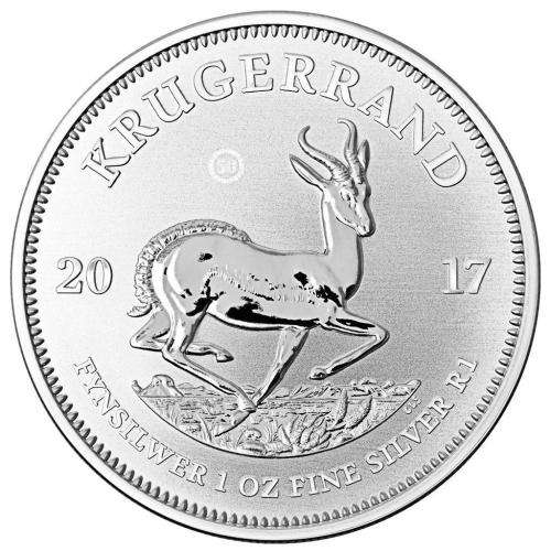 2017 50th ANNIVERSARY 1oz .999 SILVER KRUGERRAND (PU)