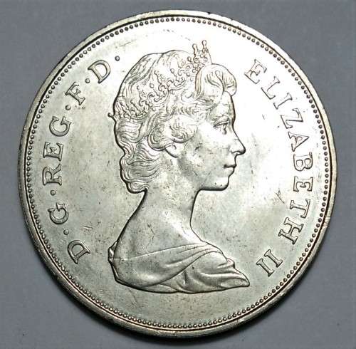 1981 GREAT BRITAIN - 25p - QE II Royal Wedding Princess Diana Commemorative Coin