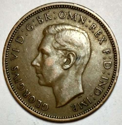 1940 Great Britain - Half Penny - King George VI