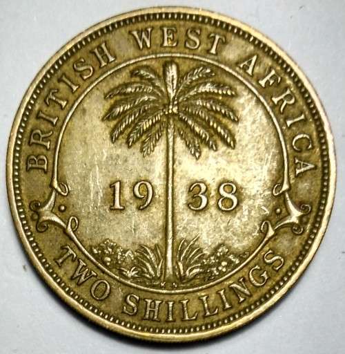 1938 British West Africa - Two Shillings - King George VI