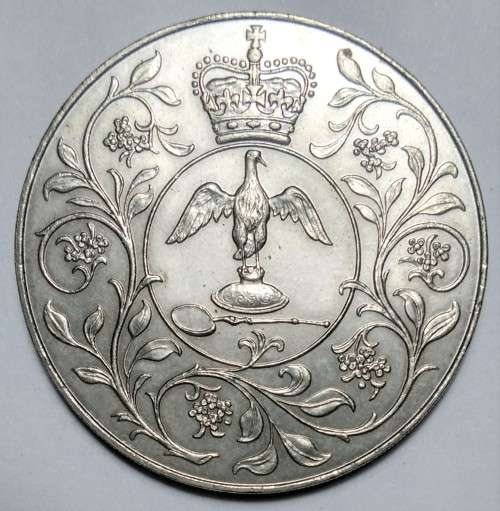 1977 Great Britain 25 New Pence - Elizabeth II Silver Jubilee - Non-circulating coin