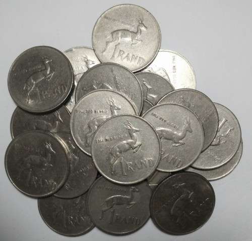 25 x R1 Coins South Africa Various Dates