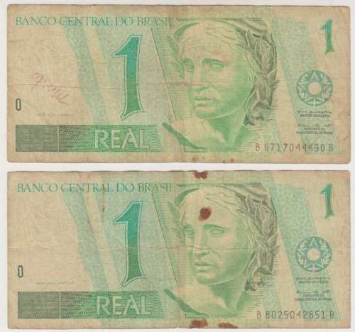 2 x VINTAGE BRAZIL BANK NOTES