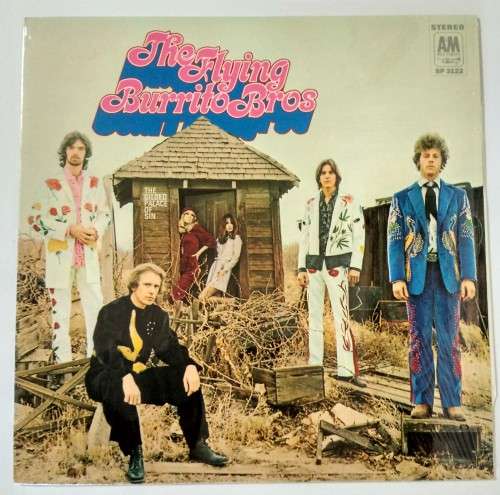 1981 THE FLYING BURRITO BROTHERS - The Gilded Palace Of Sin LP - US PRESS - VG+/NM