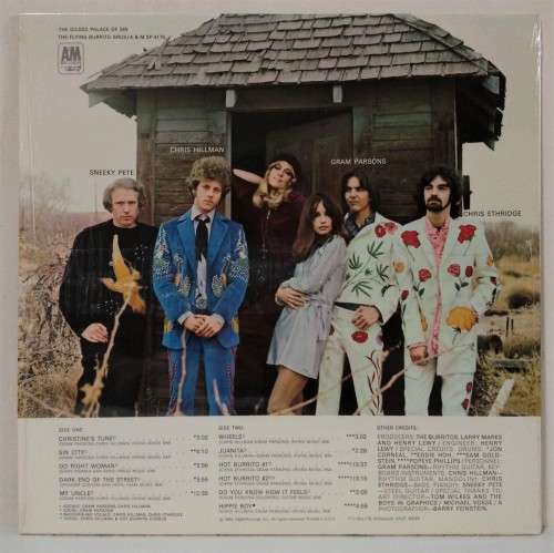 1981 THE FLYING BURRITO BROTHERS - The Gilded Palace Of Sin LP - US PRESS - VG+/NM