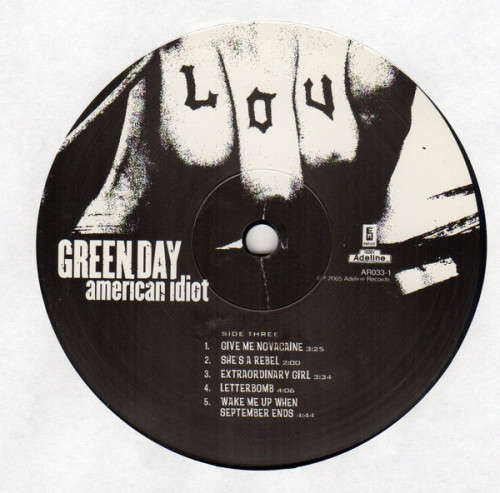 2006 GREEN DAY - AMERICAN IDIOT 2x LP - HALF SPEED AUDIOPHILE REMASTERED -