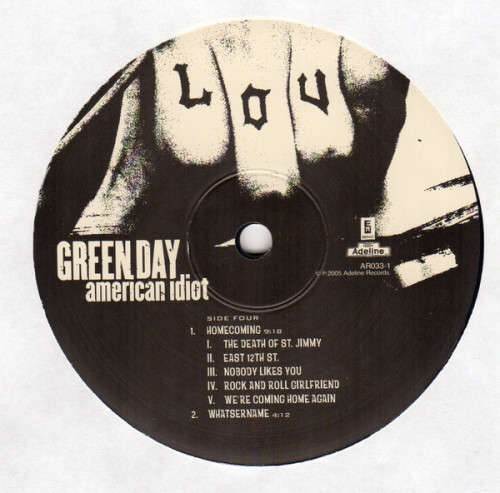 2006 GREEN DAY - AMERICAN IDIOT 2x LP - HALF SPEED AUDIOPHILE REMASTERED -