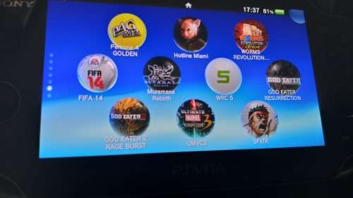 Ps Vita Henkaku 3.73 with 70 games loaded