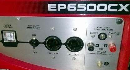 HONDA EP6500CX GENERAQTOR