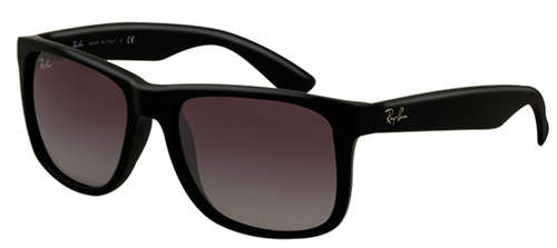 Ray Ban Justin RB4165-601 Sunglasses(Matte Black)