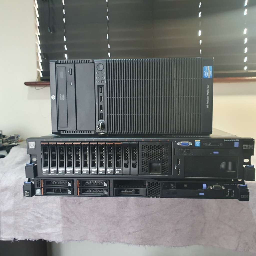 IBM Servers x3650 x3550 + HP ML110 G7