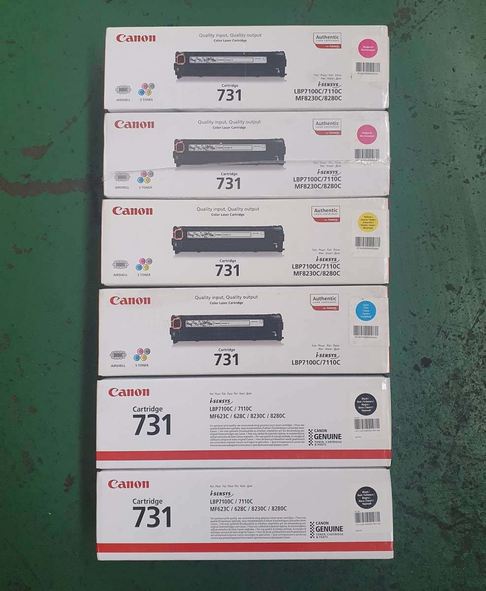 Canon 731 Toner Cartridge (All colours)