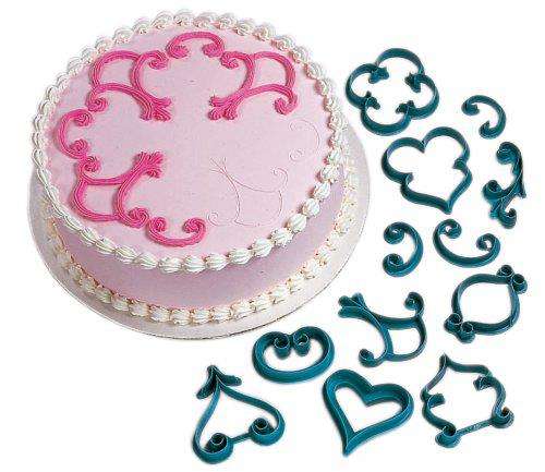 12-Piece Cake-Decorating Press Set