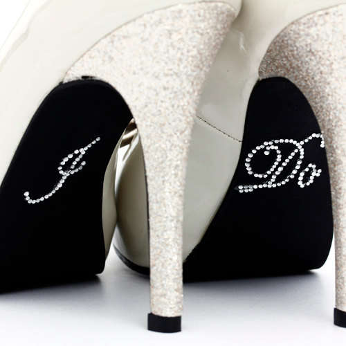 **SALE**'I Do' and 'Me Too' Sticker (Groom set included) for Wedding Shoes