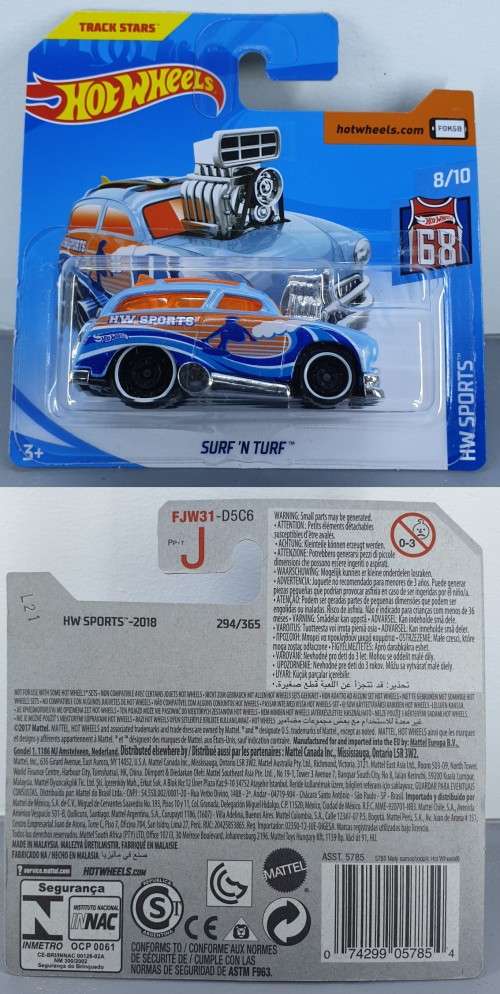 Hotwheels Diecast Hot Wheels 1:64 - Surf n` Turf