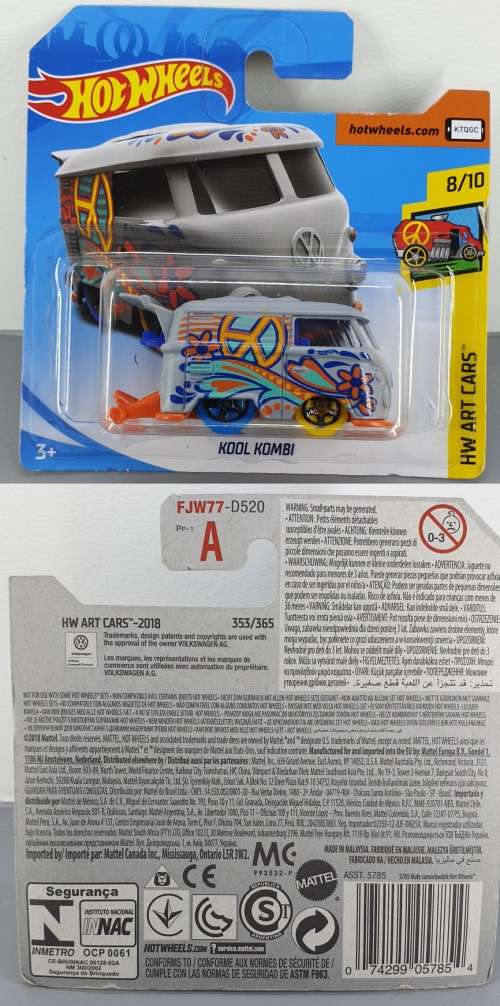 Hotwheels Diecast Hot Wheels 1/64 - Kool Kombi