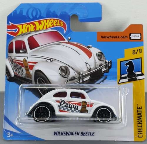 Hotwheels Diecast Hot Wheels 1/64 - Volkswagen Beetle (Checkmate)