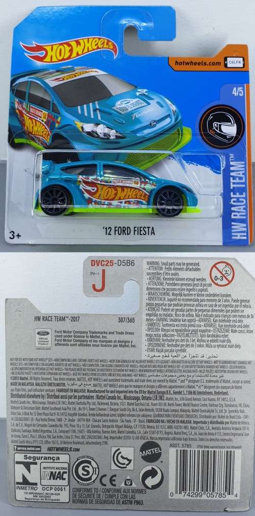 Hotwheels Diecast Hot Wheels 164 - `12 Ford Fiesta (HW Race Team)
