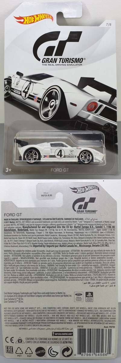 Hotwheels Diecast Hot Wheels 1:64 - Ford GT (GRAN TURISMO)