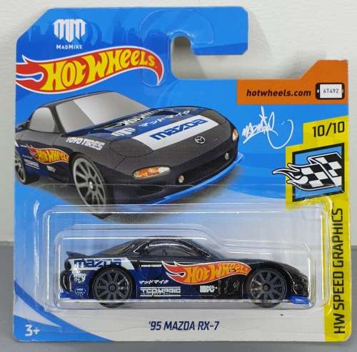 Hotwheels Diecast Hot Wheels 1/64 - `95 Mazda RX-7