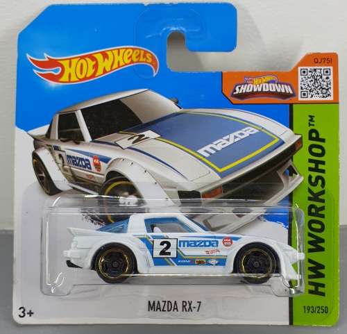 Hotwheels Diecast Hot Wheels 1/64 - Mazda RX-7