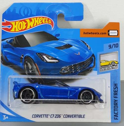 Hotwheels Diecast Hot Wheels 1/64 - Corvette C7 Z06 Convertible