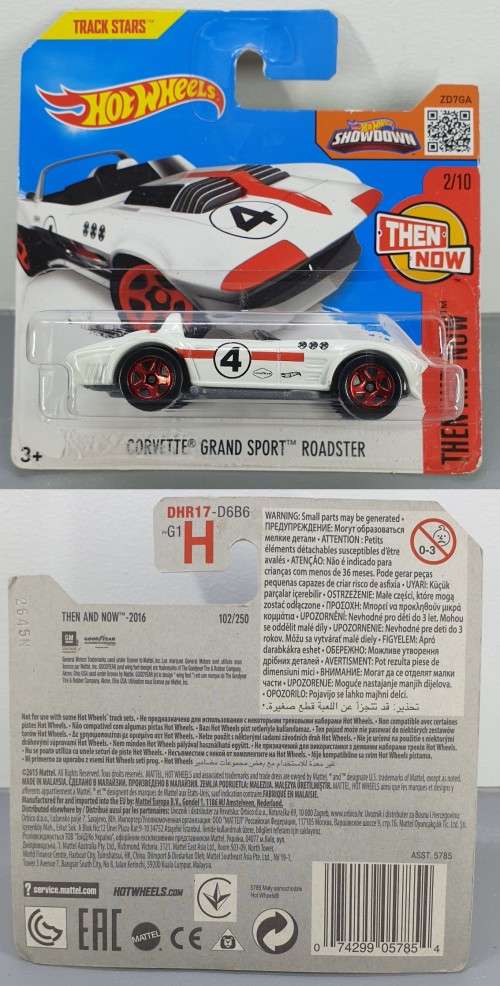 Hotwheels Diecast Hot Wheels 1/64 - Corvette Grand Sport Roadster