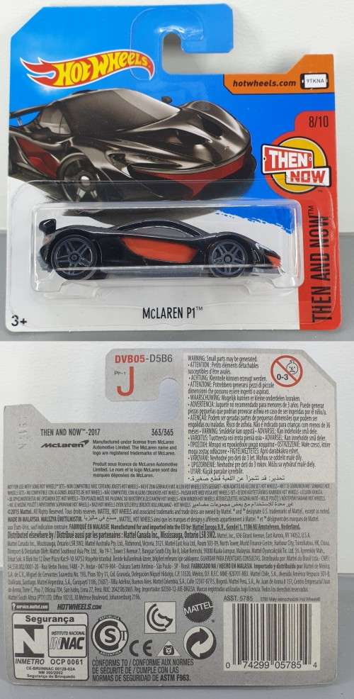 Hotwheels Diecast Hot Wheels 1:64 - McLaren P1