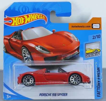 Hotwheels Diecast Hot Wheels 1:64 - PORSCHE 918 SPYDER