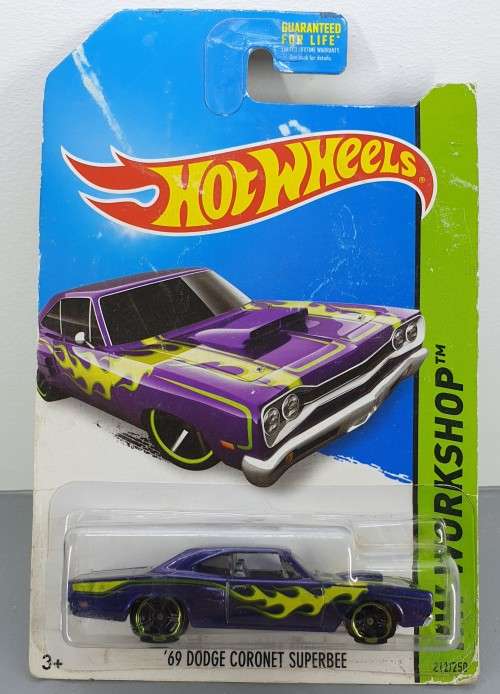 Hotwheels Diecast Hot Wheels 1:64 - `69 DODGE CORONET SUPERBEE