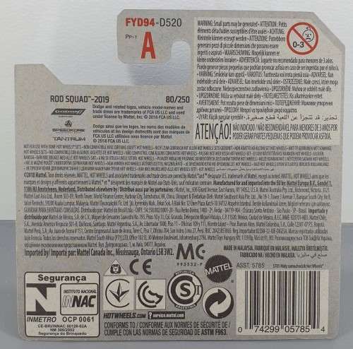 Hotwheels Diecast Hot Wheels 1:64 - `69 DODGE CHARGER 500