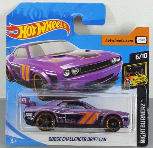 Hotwheels Diecast Hot Wheels 1:64 - DODGE CHALLENGER DRIFT CAR