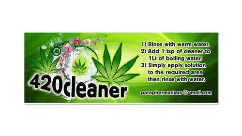 420-CLEANER Simple to use Glass Bong and Glass Pipe cleaner. 100% Effective