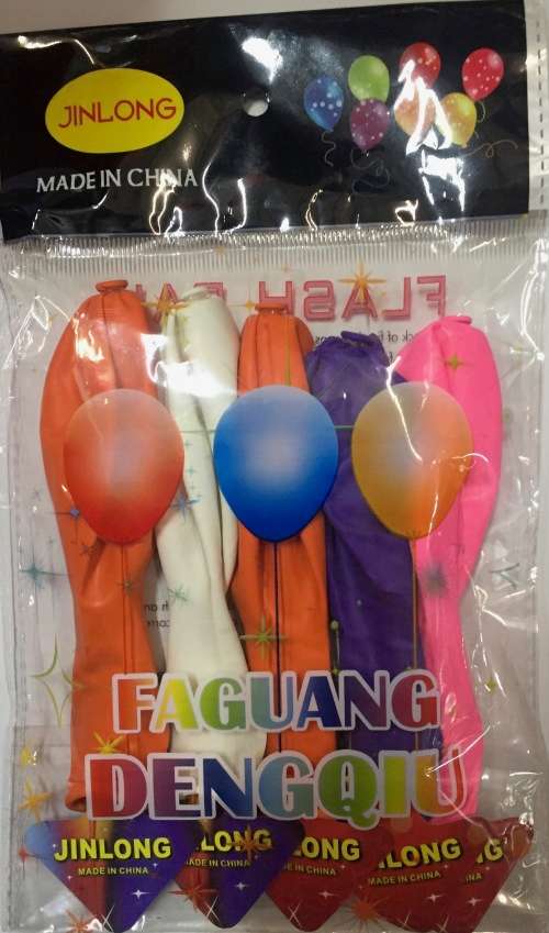 Balloon mixed color with LED light