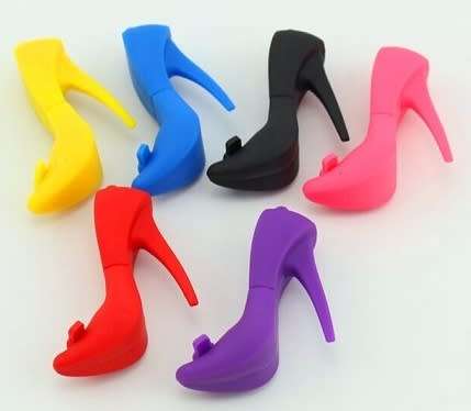8GB Mini factory High Heel USB Flash Drive (Purple)