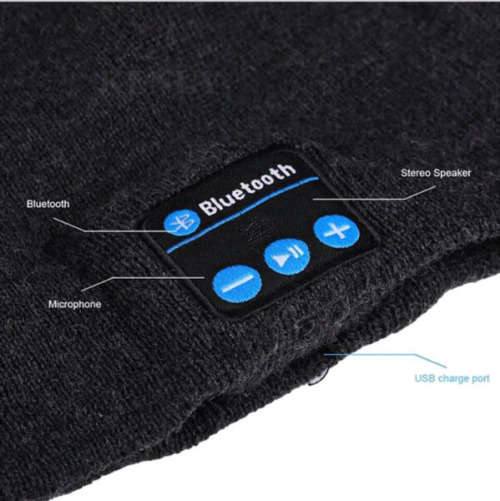 BLACK BLUETOOTH BEANIE HEADSET  LOCAL STOCK!!!!!!