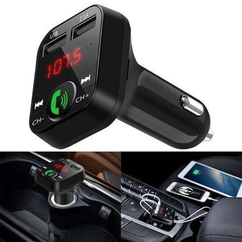 Car radio Bluetooth FM transmitter phone charger