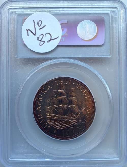 1951 1P (PENNY) PCGS Graded PF64RD