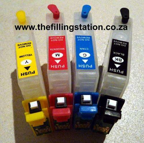 Epson T1281 Series Refillable Cartridges with Auto Reset Chips