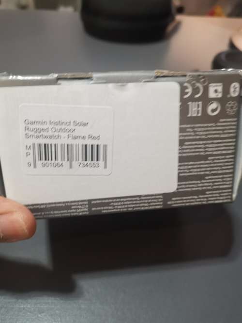 Garmin Instinct Solar Normal R6000+. Amazing upto 54 days battery life! Never used open box special!