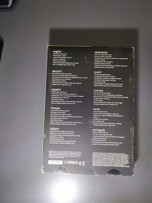 Kindle WiFi e ink. With a free Speck cover.