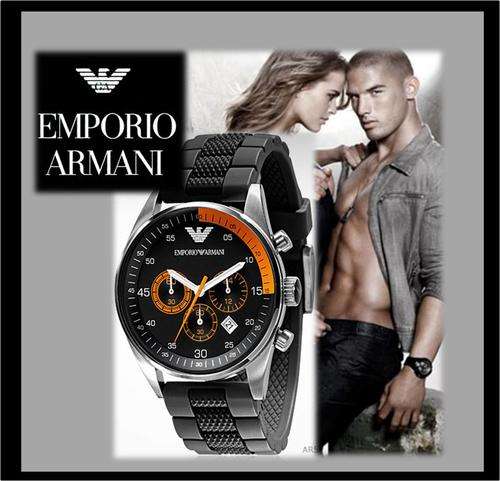 Emporio Armani robust Men's polished stainless steel case designer Watch - NO Reserve- Valued R5500