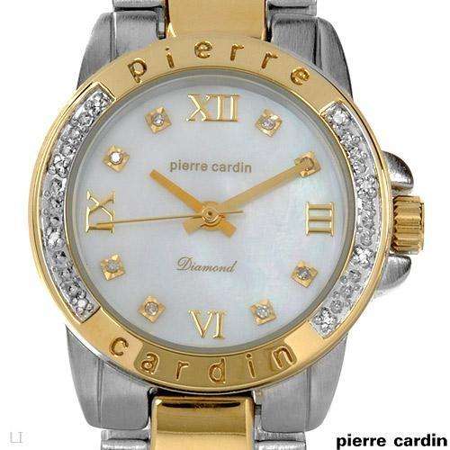 PIERRE CARDIN. Genuine Diamonds + Matching Bracelet