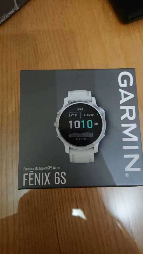 Garmin Fenix 6s Outdoor Smartwatch 42mm - Silver with White Band