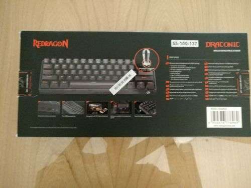 Redragon K530 Draconic 60% Compact RGB Wireless Mechanical Keyboard